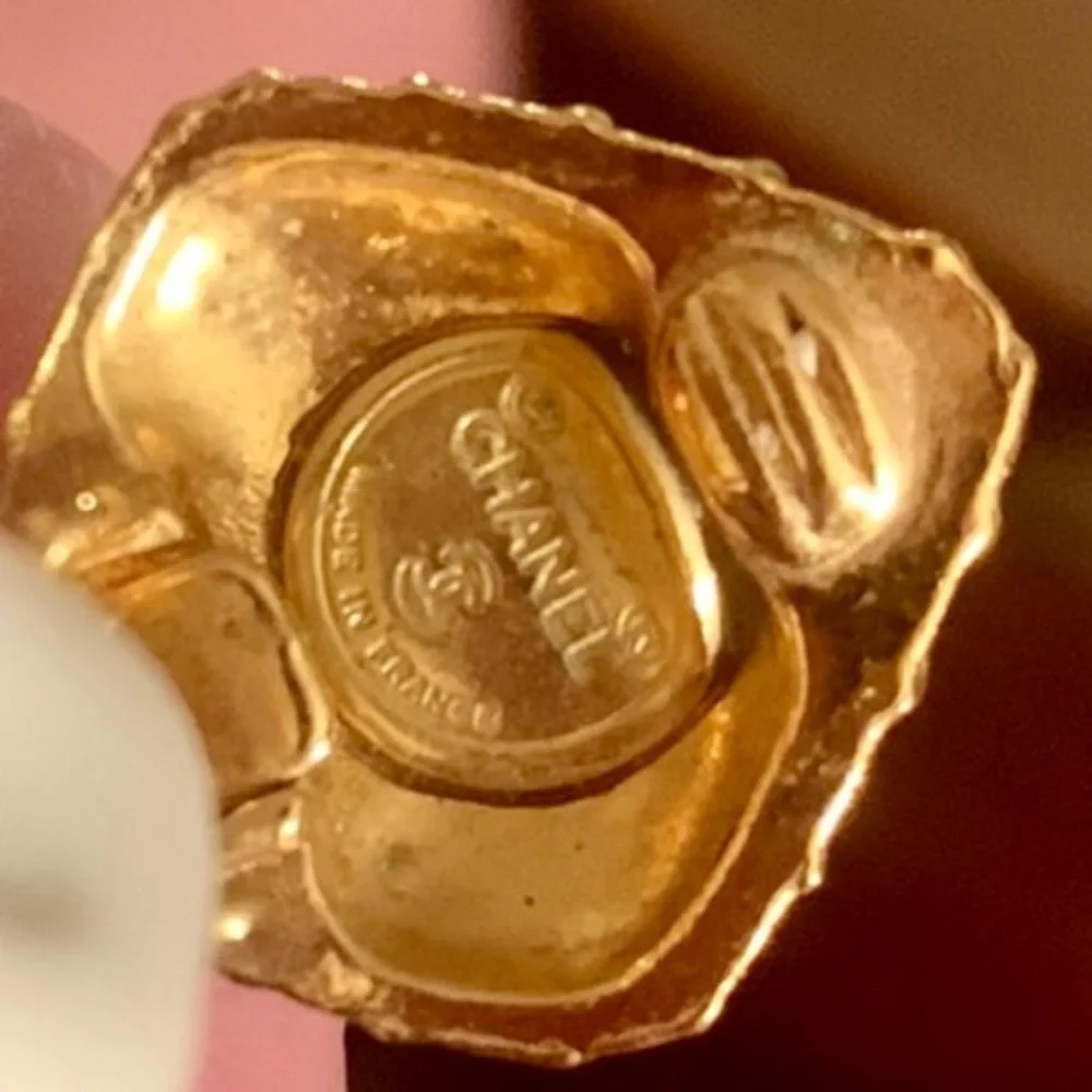 CHANEL Rare Madame Coco Drop Earrings Vintage